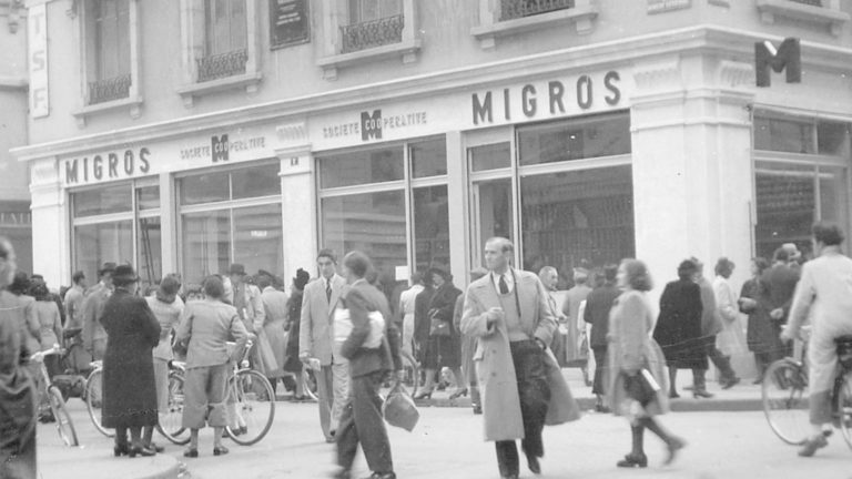manifestation contre la Migros