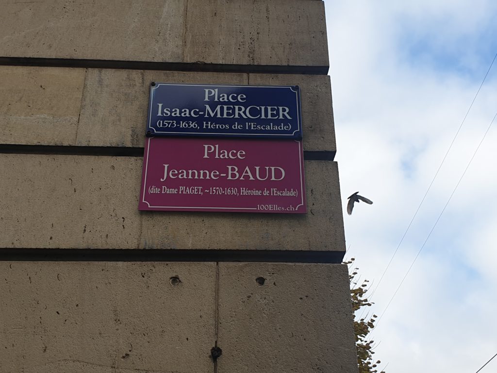 Genève rend hommage à l'Escalade par ses noms de rues