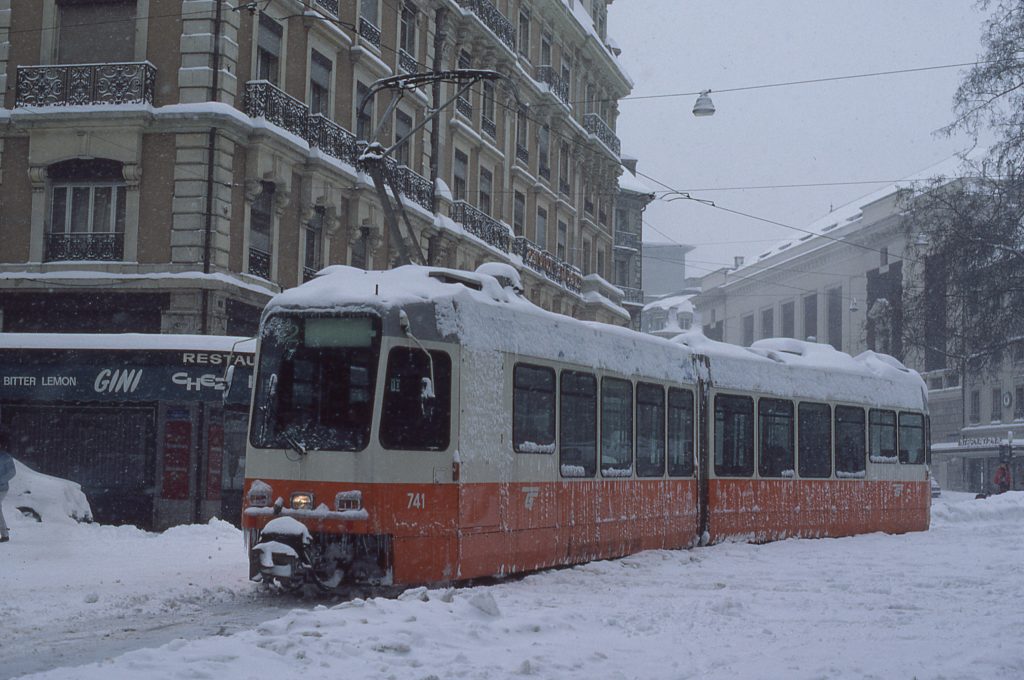 Genève sous la neige