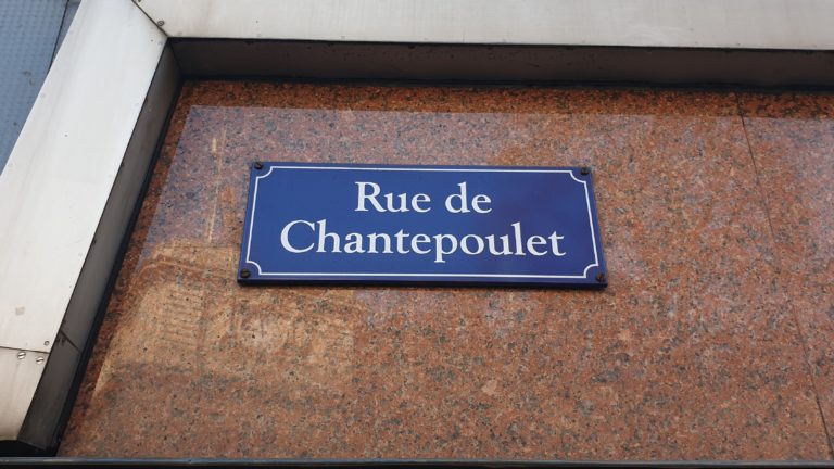 La rue Chantepoulet à Saint-Gervais