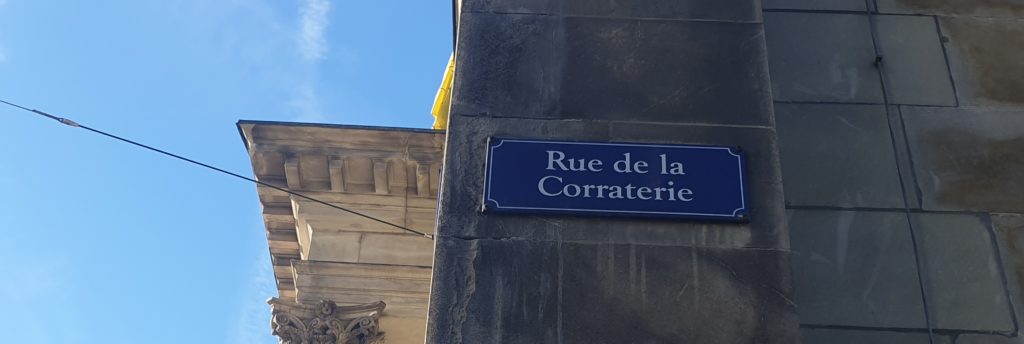 La rue de la Corraterie