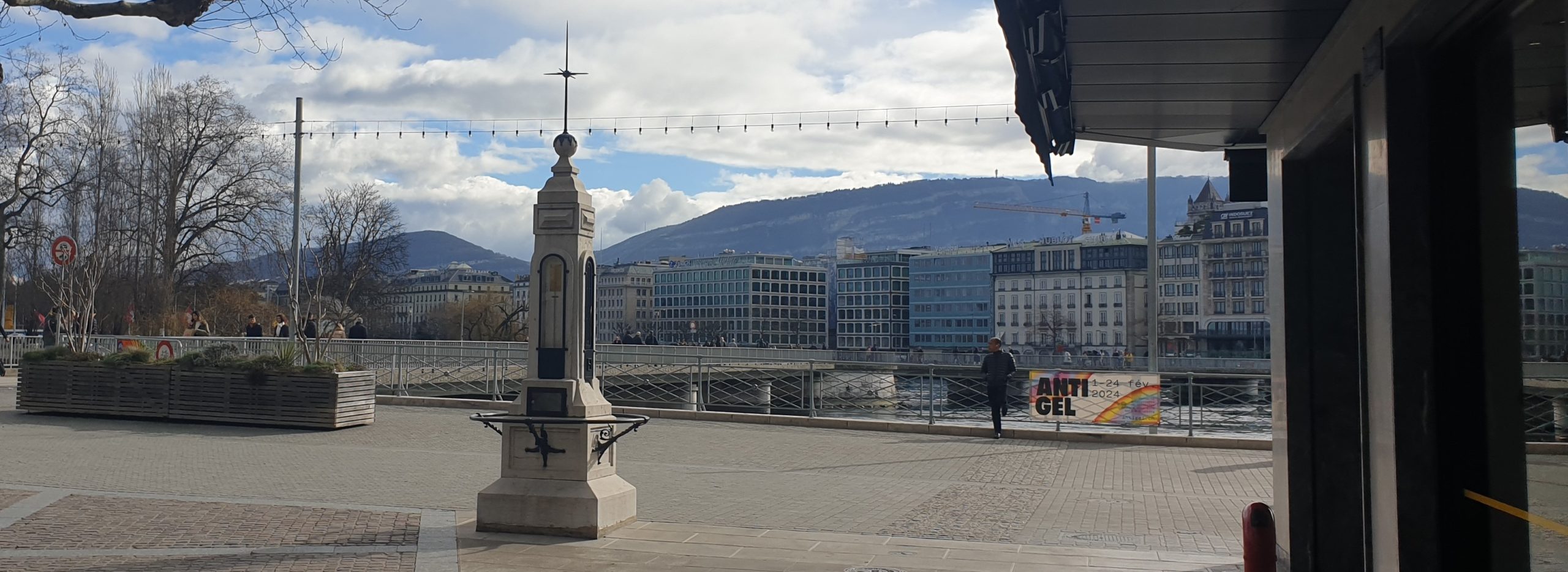 Les colonnes météorologiques de Genève