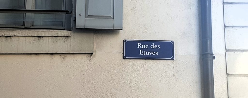 La rue des étuves