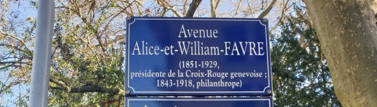 L’avenue Alice et William Favre