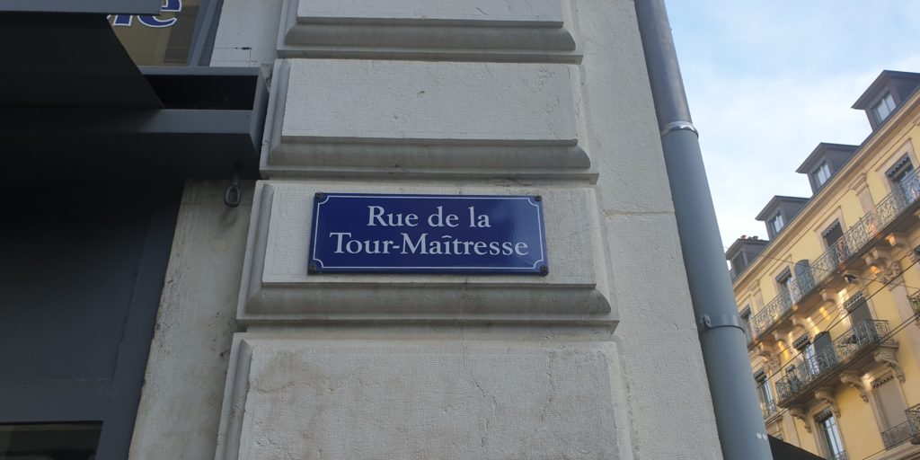 La rue de la Tour Maîtresse