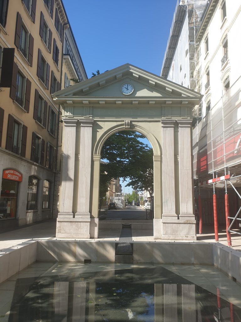 La rue du Diorama et le panorama Bourbaki