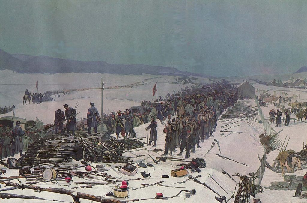 La rue du Diorama et le panorama Bourbaki